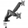 ART Desk Holder on gas spring for 2 monitors LED/LCD 13-27