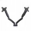 ART Gas Spring Desk Mount for 2 Monitors, 13-27"