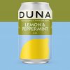 Bezalkoholisks dzirkstošs dzēriens DUNA Lemon Peppermint, bundžā, 0.33l (DEP)