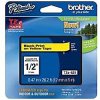 Brother TZ-E631 12mm Black on Yellow Tape for P-Touch