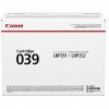 Canon LBP CARTRIDGE CRG 039 BLACK