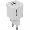 Canyon charger CU20AC GaN 20W 1xPD 1xQC EU White