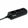 Equip Steckdosenleiste 3-fach für USV black