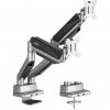 Ergo Office Universal Ergo Office Dual Monitor Desktop Mount, Gas Spring 17"-35" 15kg, VESA 75x75 / 100x100, ER-446