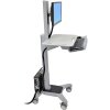 Ergotron WorkFit-C, Single LD Sit-Stand Workstation, up to 27"