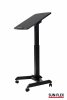 Galds ar regulējamo augstumu SUN-FLEX®EASYDESK PRO, 60x52cm, melns