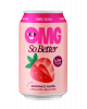 Gāzēts dzēriens OMG Strawberry Vanilla, bundžā, 0.33l (DEP)