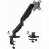 Gembird Adjustable desk display mounting arm with USB ports, 17-32"
