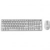 Gembird Klaviatūra un pele Gembird Desktop set Silent key Pro Business wireless RU White
