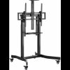 Gembird Motorized height adjustable TV floor stand with caster wheels, 55-100"