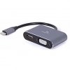 Gembird USB Type-C to HDMI + VGA Display Adapter Space Grey