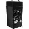 Green Cell AGM VRLA 4V 4Ah maintenance-free battery for the alarm system, cash register, toys