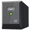 Green Cell Nepārtrauktas barošanas bloks Green Cell PowerProof LCD UPS 1500VA 1050W 2x Schuko + 3x IEC