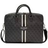 Guess 4G Printed Logo laptop bag, 16", Black
