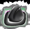 Hama EMW-500, Ergonomic, Wireless, Vertical, Black
