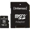 Intenso microSDHC, 16GB, Class 10 +Adapter