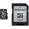 Intenso microSDHC Professional, 16GB, UHS-I, U1, V10 +Adapter