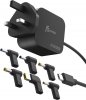 J5create 67W GAN PD USB-C MINI CHARGER UK PLUG 6 TYPES OF DC CONNECTOR