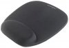 Kensington Foam Mousepad with Integral Wrist Rest, Black