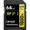 Lexar Professional 1800x, SDXC, 64GB, UHS-II, U3, V60