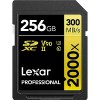 Lexar Professional 2000x, SDXC, 256GB, UHS-II, U3, V90