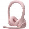 Logitech Zone 300 Kabelloses Headset, Rosa
