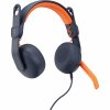Logitech Zone Learn, On-Ear, Blue/Orange