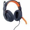 Logitech Zone Learn, Over-Ear, Blue/Orange