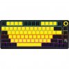Lorgar KBP7075W, Gaming Pro, Black/yellow, EN