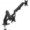Maclean Dual monitor mount, gas spring, 17-32"