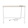 Maclean Side table with chargin g strip MC-140 W