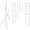 Maclean TV Floor Stand/Mount, 37–80", max. VESA 600x400, max. 60 kg, MC-182 W