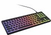 Natec Klawiatura gamingowa Genesis Thor 430 TKL Outemu Silent Pink przewodowa mechaniczna podświetlana czarna Hot-Swap Slim