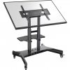 Onkron Mobile TV stand for TVs or interactive panels, 50-83"