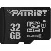 Patriot LX Series, microSDHC, 32GB, Class 10, UHS-I, U1, V10