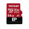 Patriot microSDXC, 64GB, Class 10, UHS-I, U3, V30