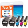 Peach Ink Saver Pack Plus PI500-232 compatible with Brother LC-3219XL