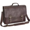 Pedea San Marcos Leather shoulder bag, 17.3", Brown