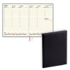 Plānotājs 2026.gadam EKO Advocate A4, nedēļa, mākslīgā āda, melna
