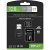 PNY Technologies Elite Prime, microSDXC, 128GB +Adapter +USB-A card reader