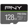 PNY Technologies Pro Elite, microSDXC, 128GB, UHS-I, U3, V30 +Adapter