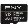 PNY Technologies Pro Elite Prime, microSDXC, 512GB +Adapter