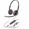Poly Blackwire 3225, USB-C/A