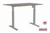 Regulējama augstuma rakstāmgalds SUN-FLEX ADAPT I, viens motors, pelēka virsma un rāmis