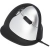 R-GO Tools HE Ergonomic mouse, Right Handed, Black/Silver (L)