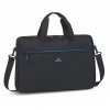 Rivacase Regent Laptop bag, 15.6", Black