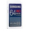 Samsung PRO Ultimate, SDXC, 64GB, UHS-I, U3, V30 +Reader