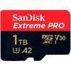 Sandisk Extreme Pro, microSDXC, 1TB, UHS-I, U3, V30