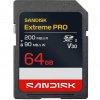 SanDisk EXTREME PRO SD UHS-I 64GB SD 200MB/S(R) / 90MB/S(W)