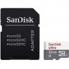 SanDisk Ultra, microSDHC, 32GB, UHS-I, U1, V10 +Adapter